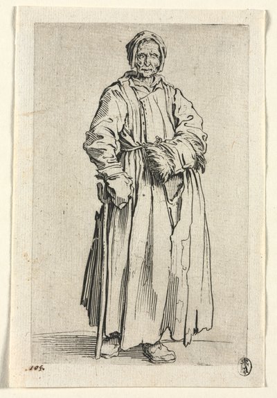 Os Mendigos: A Mulher de Um Olho de Jacques Callot