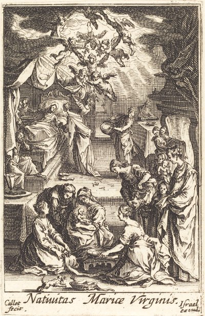 O Nascimento da Virgem de Jacques Callot