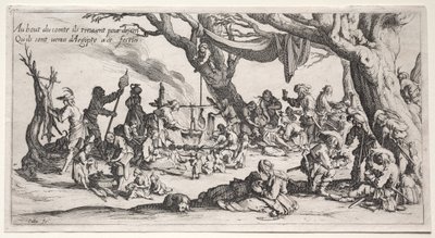 Os Boêmios: O Lugar de Parada: A Festa dos Boêmios de Jacques Callot