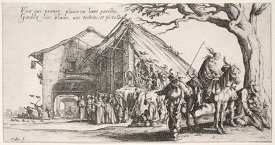The Bohemians: The Stopping Place: The Fortune Teller de Jacques Callot