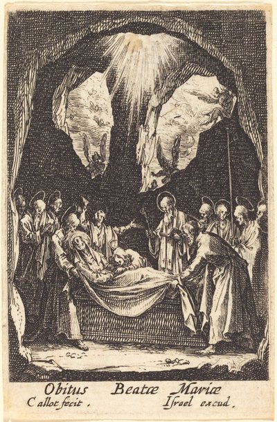 O Enterro da Virgem de Jacques Callot