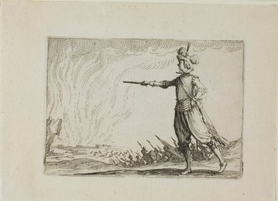 O Comandante a Pé, de Os Caprichos de Jacques Callot