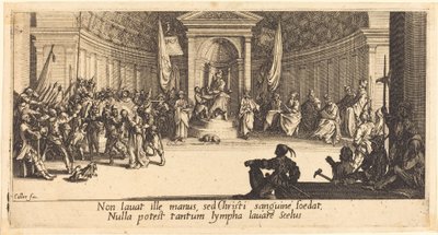 The Condemnation to Death, c. 1618. de Jacques Callot