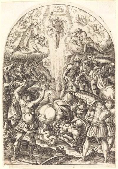 A conversão de São Paulo, 16081611. de Jacques Callot