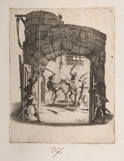A Coroação de Pinheiros, n. 8 de 11 de La Petite Passion de Jacques Callot
