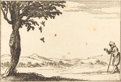 O Corvo e seus Jovens de Jacques Callot