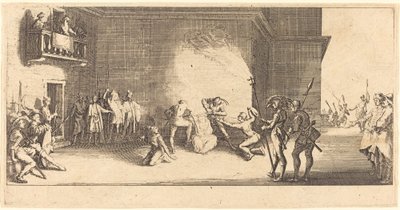 A coroação de espinhos de Jacques Callot