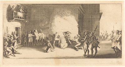 A coroação de espinhos de Jacques Callot