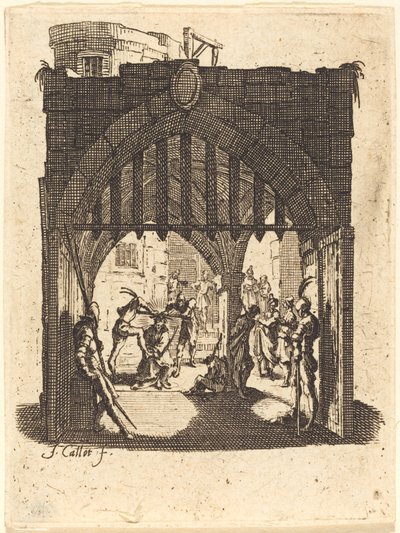 A coroação de espinhos de Jacques Callot
