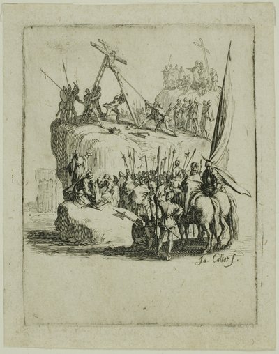 A Crucificação, de A Pequena Paixão de Jacques Callot