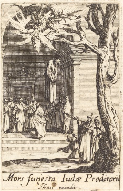 A Morte de Judas de Jacques Callot