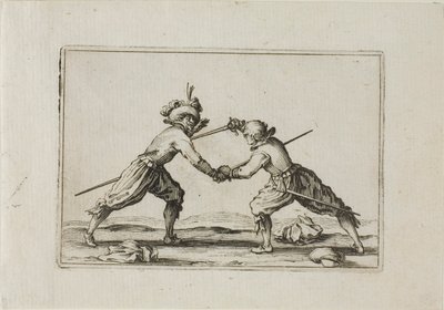 O Duelo com Espadas, de Os Caprichos de Jacques Callot