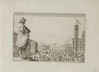 O Duomo em Florença, de Os Caprichos de Jacques Callot