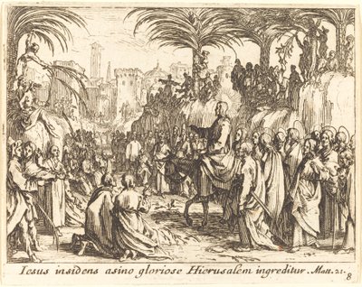 A entrada em Jerusalém de Jacques Callot