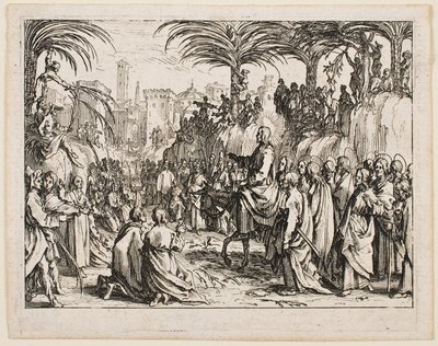 A Entrada em Jerusalém, da série «O Novo Testamento» de Jacques Callot