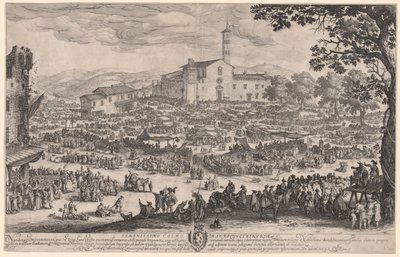 A Feira de Impruneta de Jacques Callot