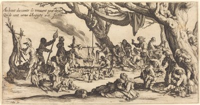 A festa dos boêmios de Jacques Callot
