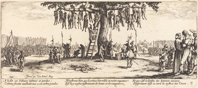 The Hanging, c. 1633. de Jacques Callot