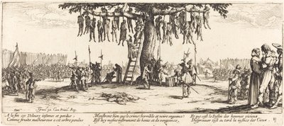 O enforcamento, c. 1633. de Jacques Callot