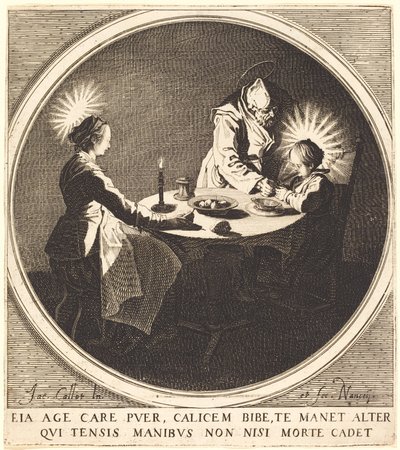 A Sagrada Família à Mesa de Jacques Callot