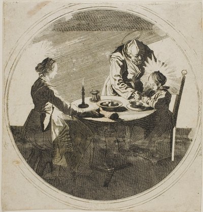 A Sagrada Família à Mesa de Jacques Callot