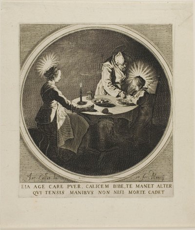 A Sagrada Família à mesa de Jacques Callot