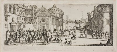 O Hospital, placa quinze de As Misérias da Guerra de Jacques Callot