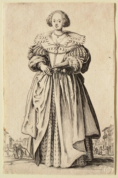 A dama com o leque de Jacques Callot