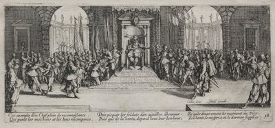 As Grandes Misérias da Guerra: Distribuição da Recompensa de Jacques Callot
