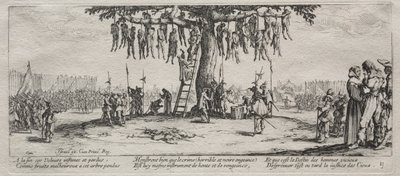 As grandes misérias da guerra: o enforcamento de Jacques Callot