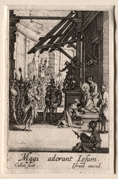 A Vida da Virgem: A Adoração dos Magos de Jacques Callot