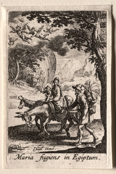 A Vida da Virgem: A Fuga para o Egito de Jacques Callot