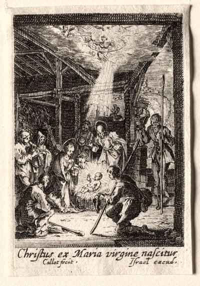 A Vida da Virgem: A Natividade de Jacques Callot