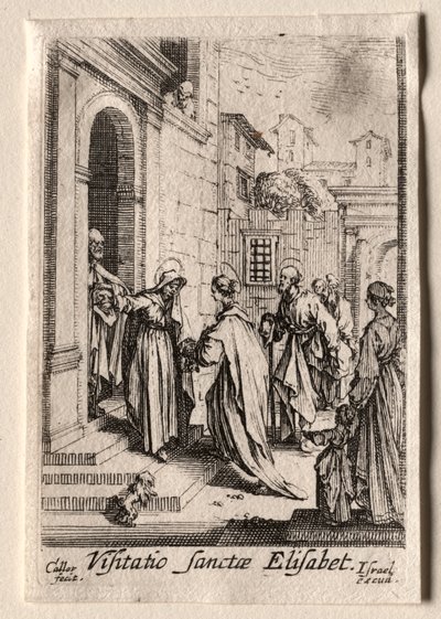 A Vida da Virgem: A Visitação de Jacques Callot