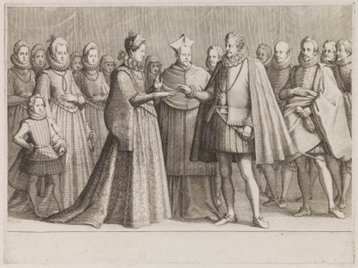 O casamento de Fernando I com Cristina de Lorena, da série «A vida de Fernando de