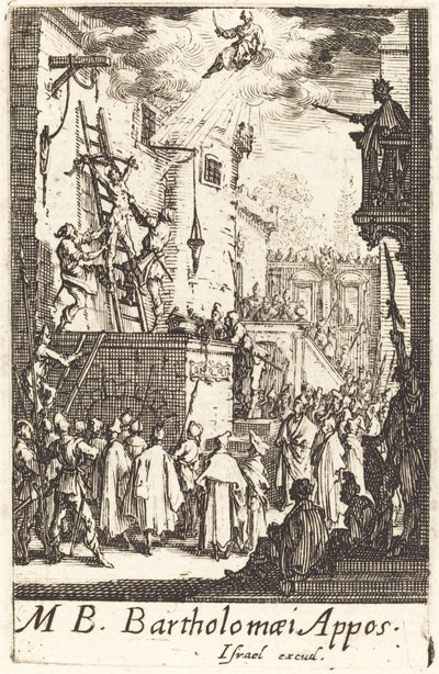 O Martírio de São Bartolomeu, c. 16341635. de Jacques Callot