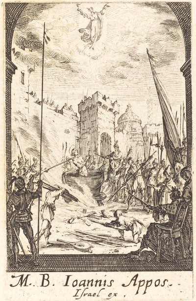 O Martírio de São João Evangelista de Jacques Callot