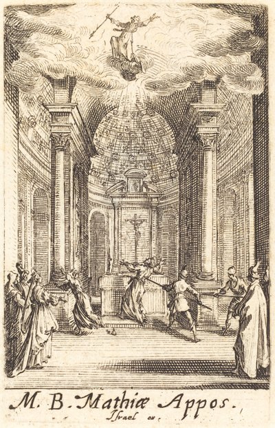 O Martírio de São Matias, c. 16341635. de Jacques Callot