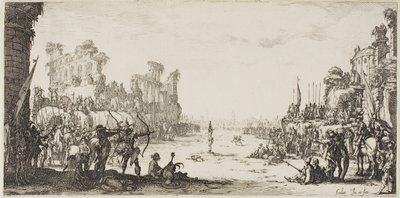 O martírio de São Sebastião de Jacques Callot