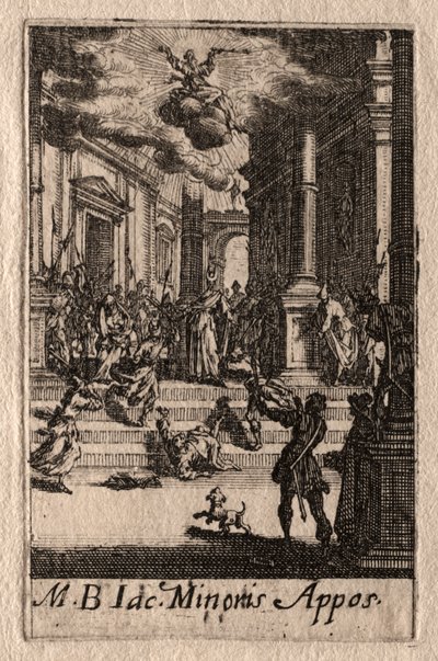 O Martírio dos Apóstolos: São Tiago Menor de Jacques Callot