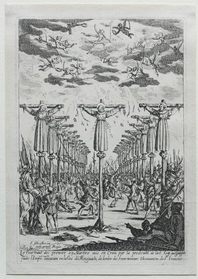 Os Mártires do Japão. de Jacques Callot
