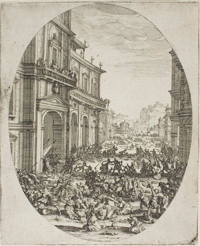 O Massacre dos Inocentes (Segunda placa) de Jacques Callot