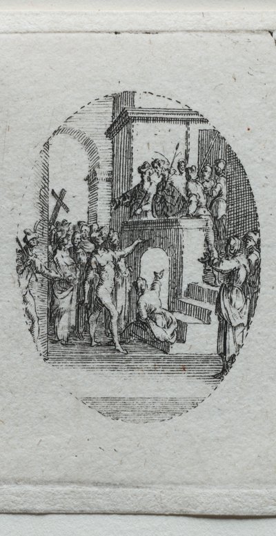 Os Mistérios da Paixão: Cristo Apresentado ao Povo de Jacques Callot