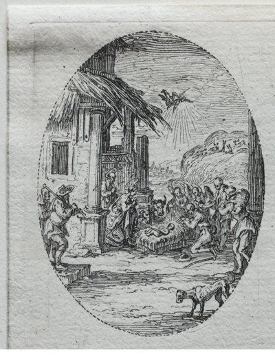 Os Mistérios da Paixão: A Adoração dos Pastores de Jacques Callot
