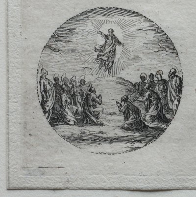 Os mistérios da paixão: a ressurreição. de Jacques Callot
