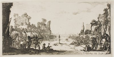 O suplício das flechas (São Sebastião) de Jacques Callot