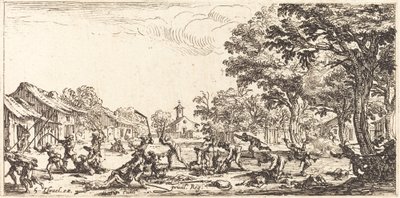 A vingança dos camponeses de Jacques Callot