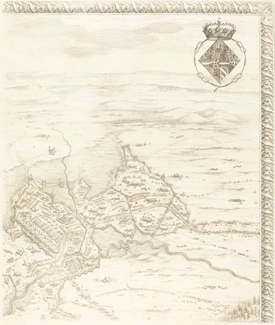 O Cerco de Breda [placa 3 de 6] de Jacques Callot