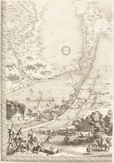 O Cerco de Breda [placa 4 de 6] de Jacques Callot