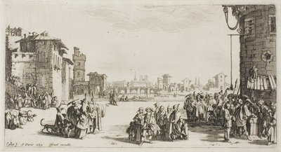 O mercado de escravos de Jacques Callot